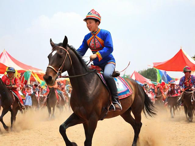 九游体育网站_ 乡村特色骑马节，感受民族文化中的运动魅力，骑马活动