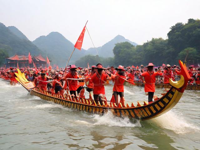 九游体育网站_ 传统古老龙舟节，赛水技艺彰显民族精神，中国传统文化赛龙舟介绍