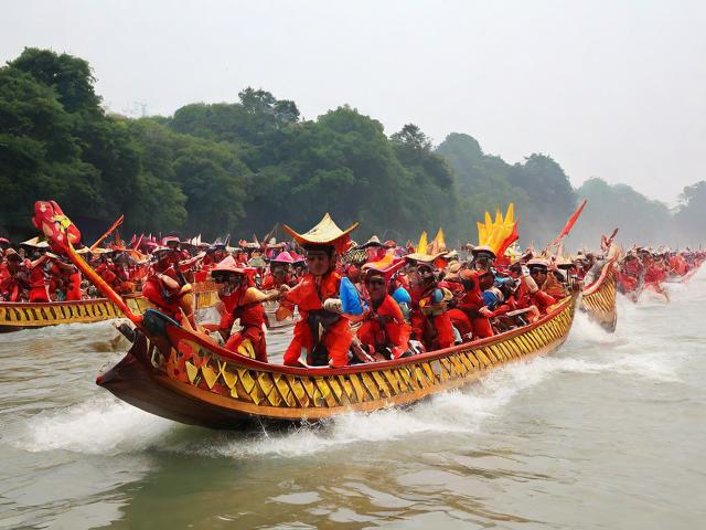 九游体育网站_ 传统古老龙舟节，赛水技艺彰显民族精神，中国传统文化赛龙舟介绍