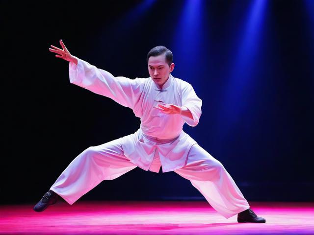 九游体育网站_ 传统武术表演会，文化韵味在运动中绽放，武术演出